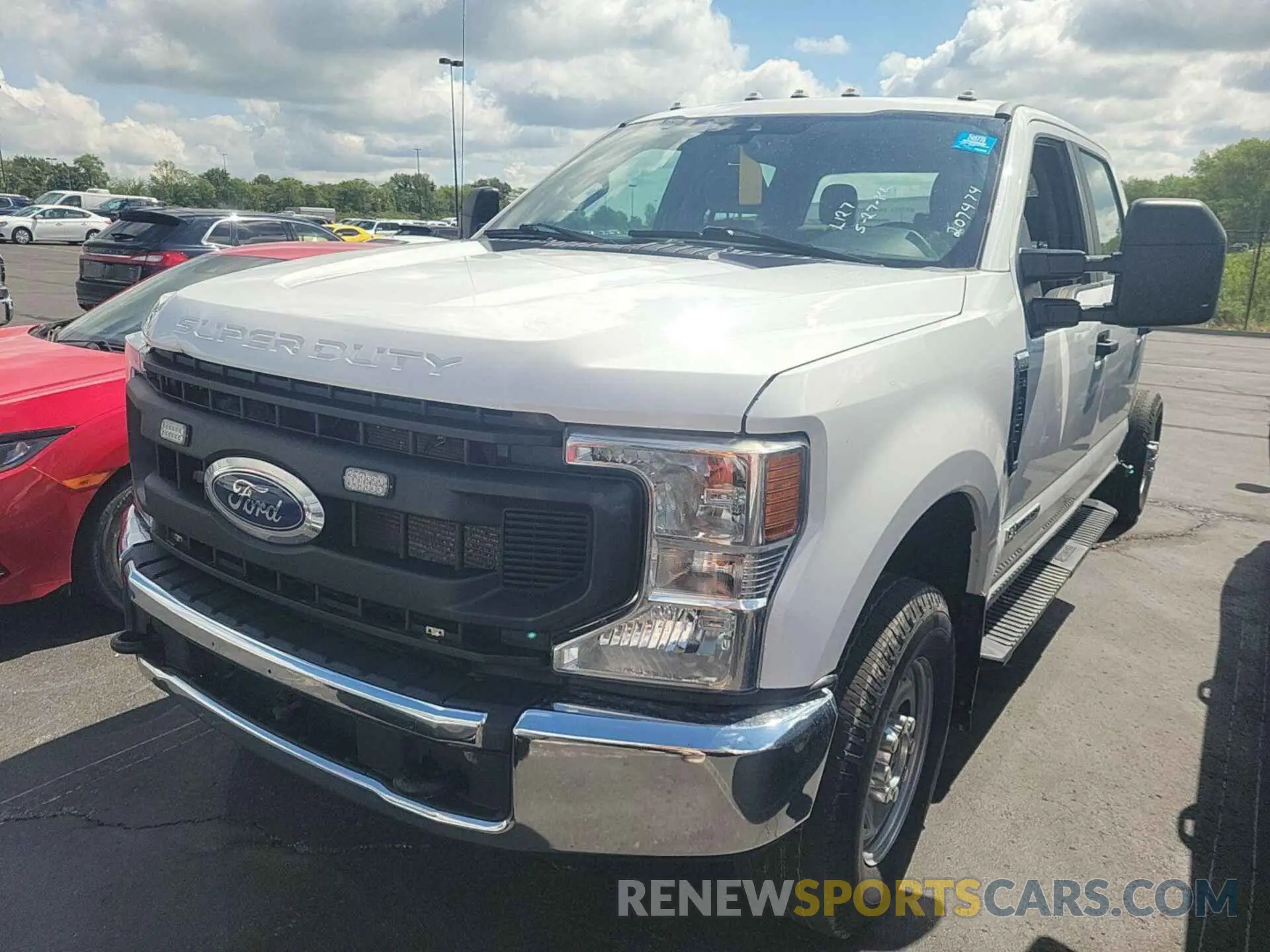 10 fotografías del automóvil dañado 1FT8W3BTXMEC12343 FORD F350 2021