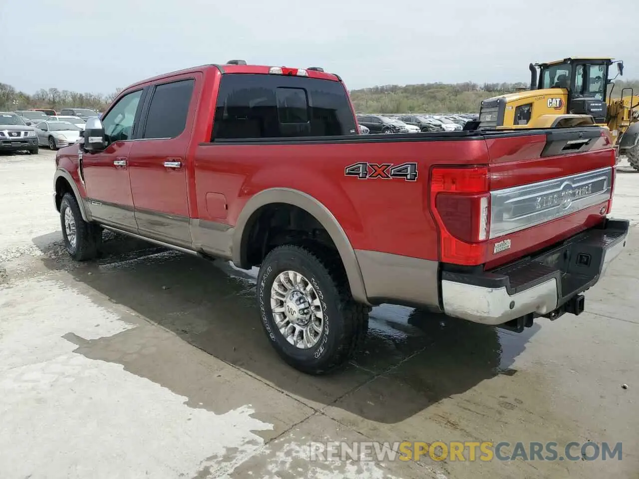 2 fotografías del automóvil dañado 1FT8W3BTXMEC97880 FORD F350 2021