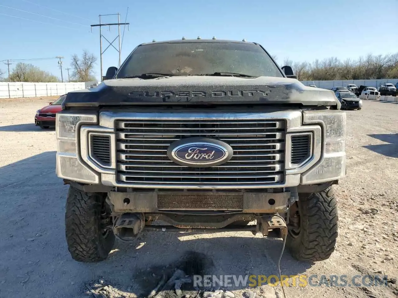 5 fotografías del automóvil dañado 1FT8W3DT7MEC78278 FORD F350 2021