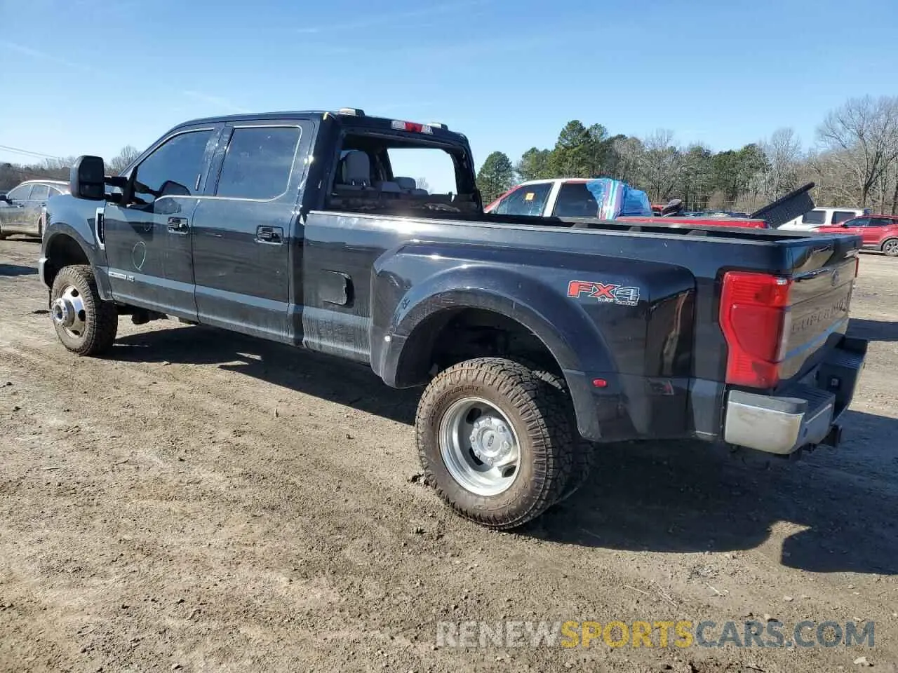 2 fotografías del automóvil dañado 1FT8W3DT9MED16531 FORD F350 2021