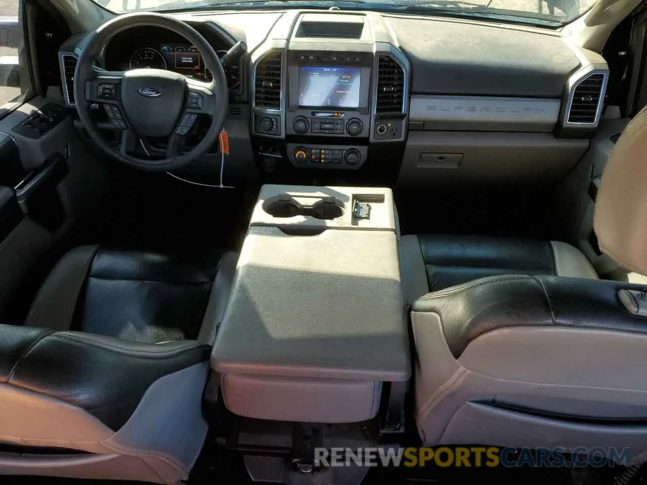 8 fotografías del automóvil dañado 1FT8W3DT9MED16531 FORD F350 2021