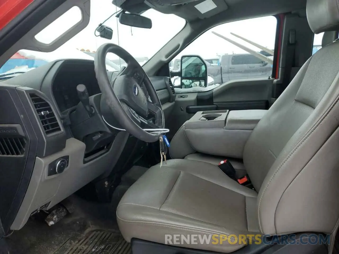 7 fotografías del automóvil dañado 1FT8X3BT7MEC41585 FORD F350 2021