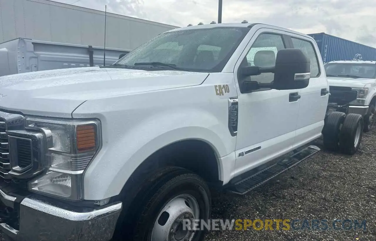 2 fotografías del automóvil dañado 1FD8W3HT9NED09912 FORD F350 2022