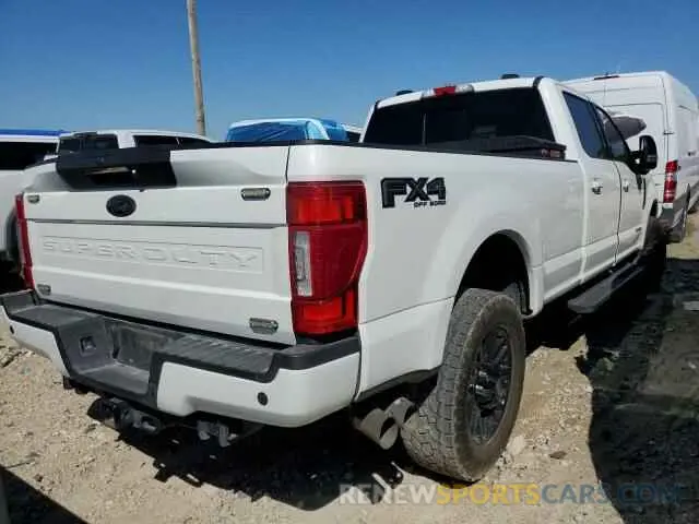 3 fotografías del automóvil dañado 1FT8W3BT3NEF40169 FORD F350 2022