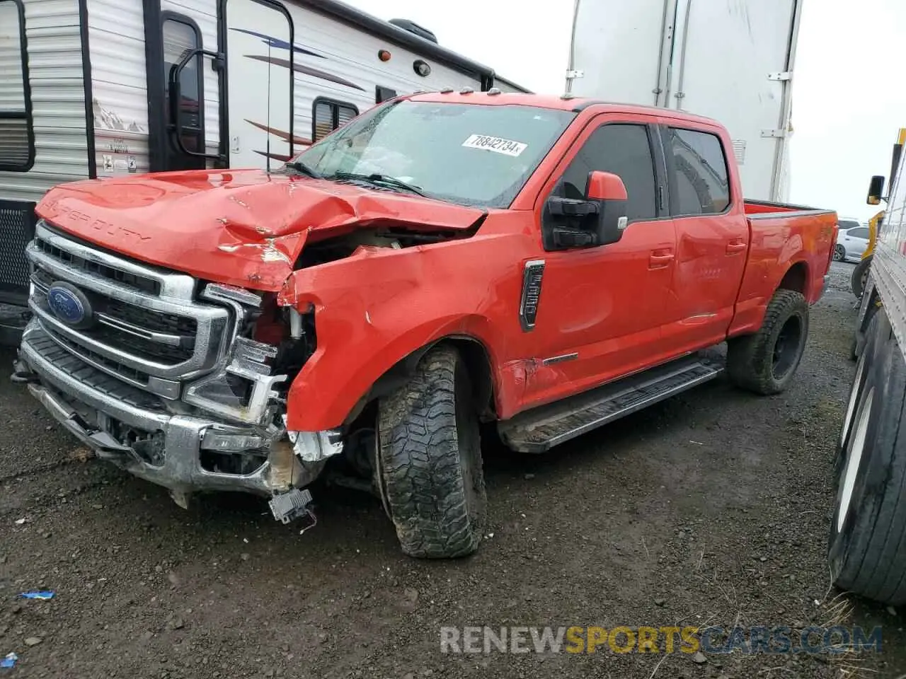 1 fotografías del automóvil dañado 1FT8W3BT9NEE28735 FORD F350 2022
