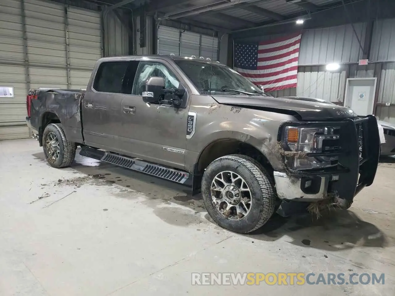 4 fotografías del automóvil dañado 1FT8W3BTXNEC45165 FORD F350 2022