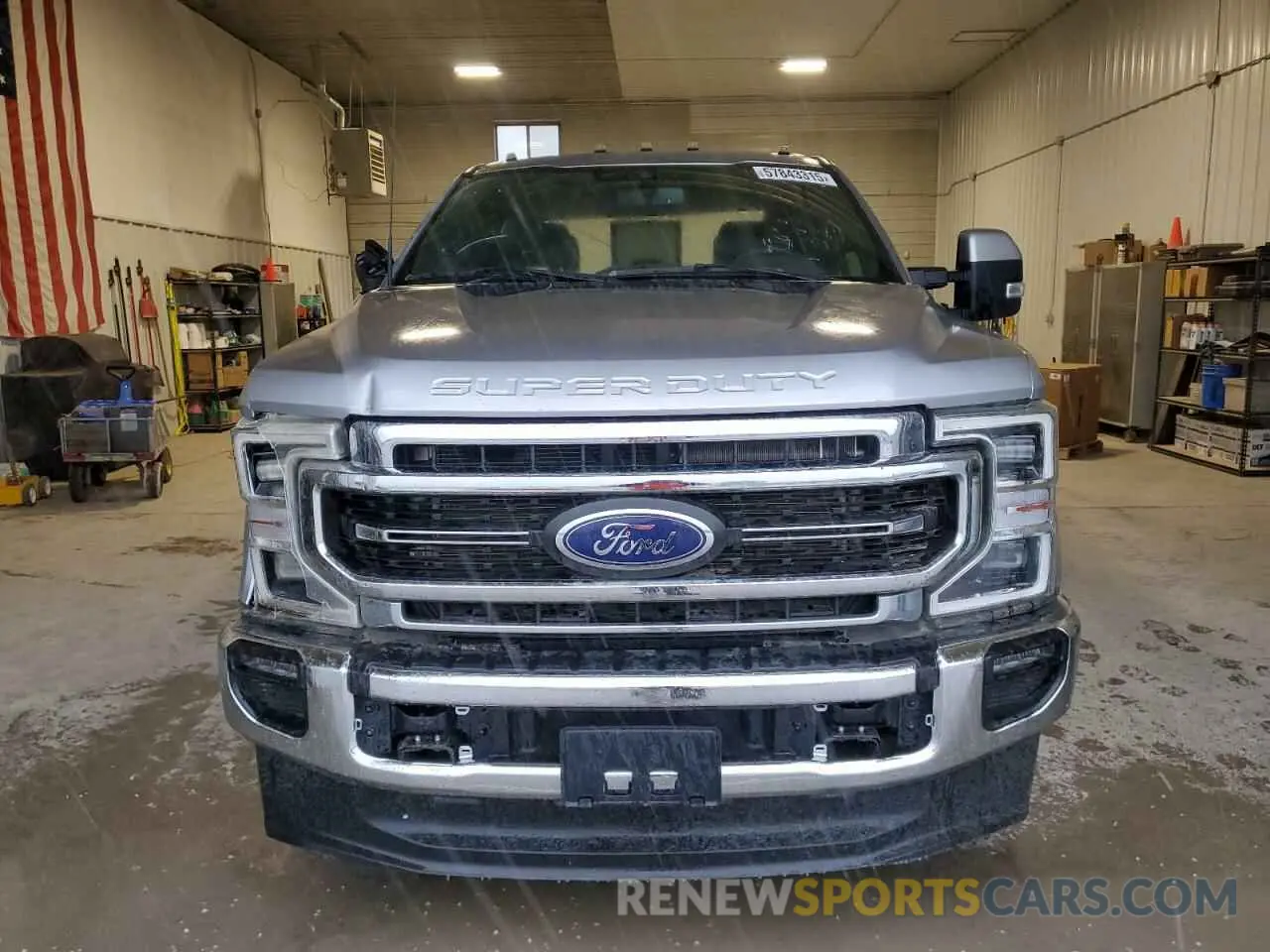 5 fotografías del automóvil dañado 1FT8W3BTXNEE87518 FORD F350 2022