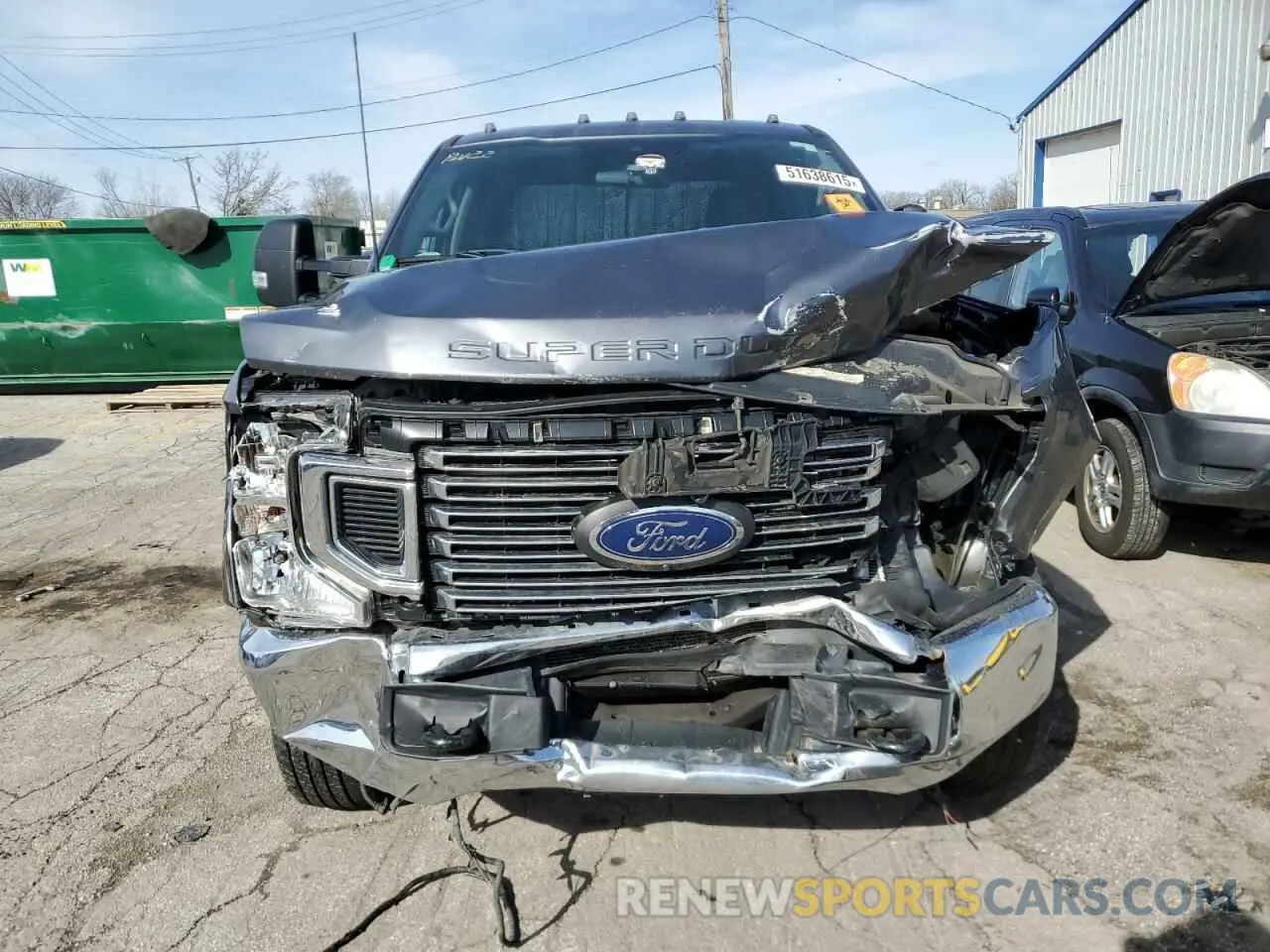 5 fotografías del automóvil dañado 1FT8W3DT2NEE14060 FORD F350 2022