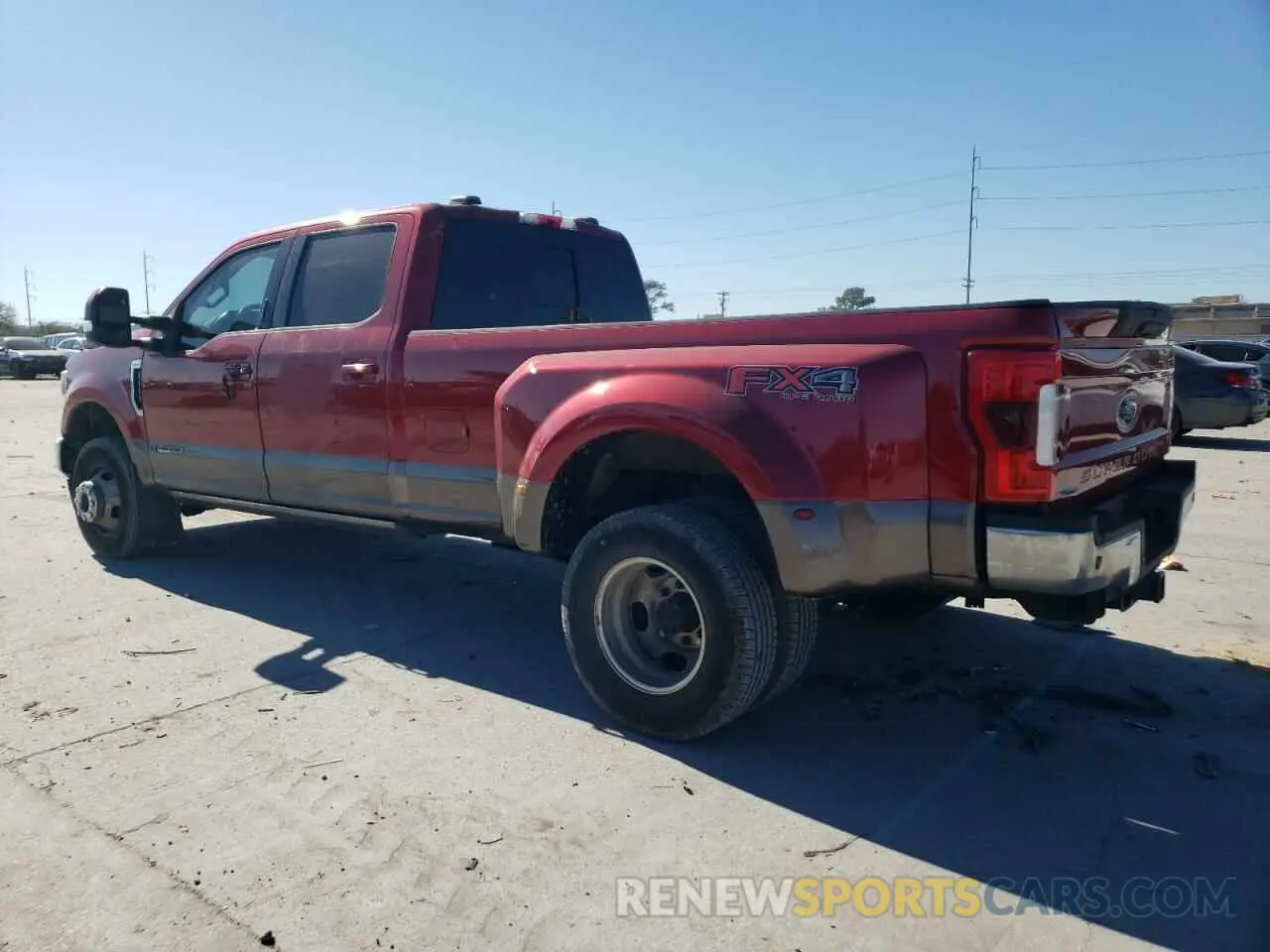 2 fotografías del automóvil dañado 1FT8W3DT9NEE66057 FORD F350 2022