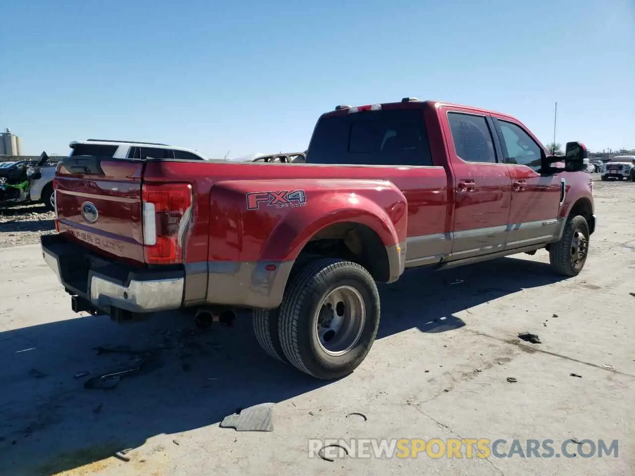 3 fotografías del automóvil dañado 1FT8W3DT9NEE66057 FORD F350 2022