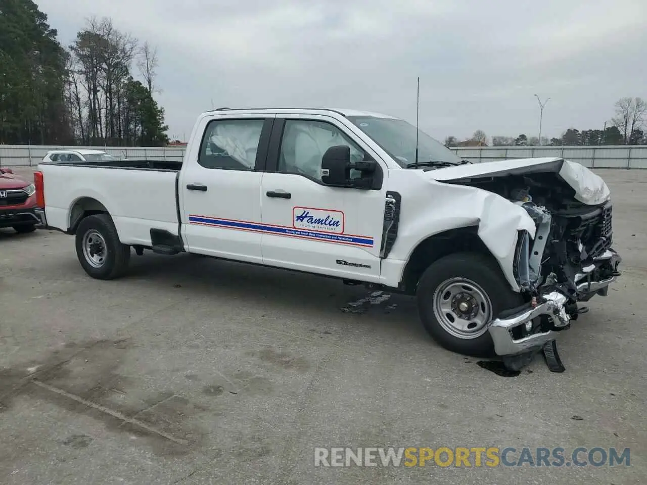 4 fotografías del automóvil dañado 1FT8W3AT7PEC84297 FORD F350 2023