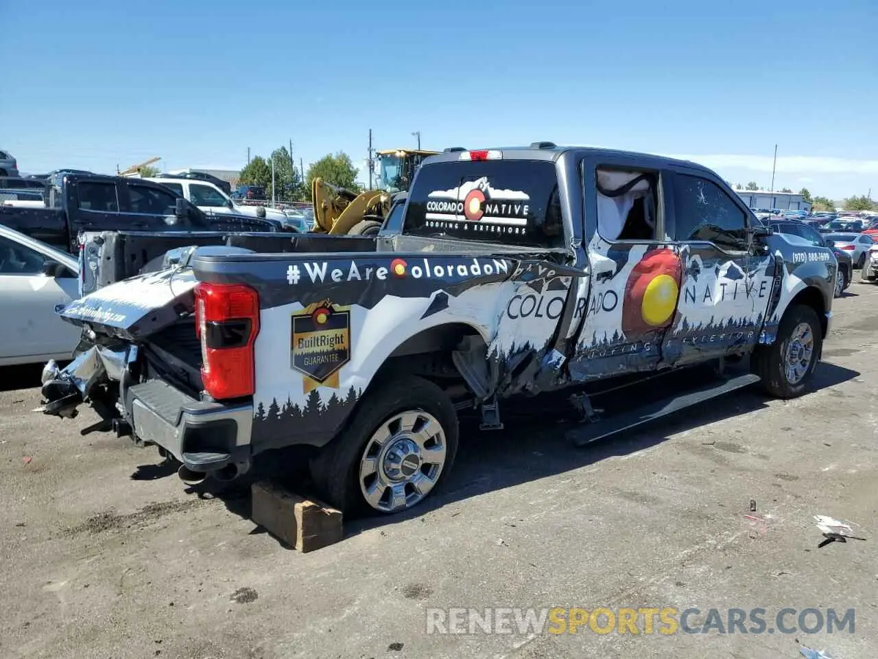 3 fotografías del automóvil dañado 1FT8W3BM0PEC08475 FORD F350 2023