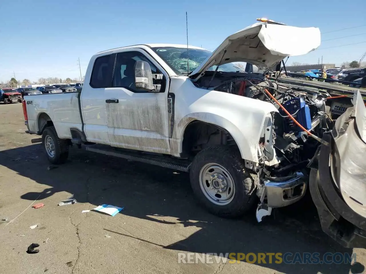 4 fotografías del automóvil dañado 1FT8X3BA4PEC82078 FORD F350 2023