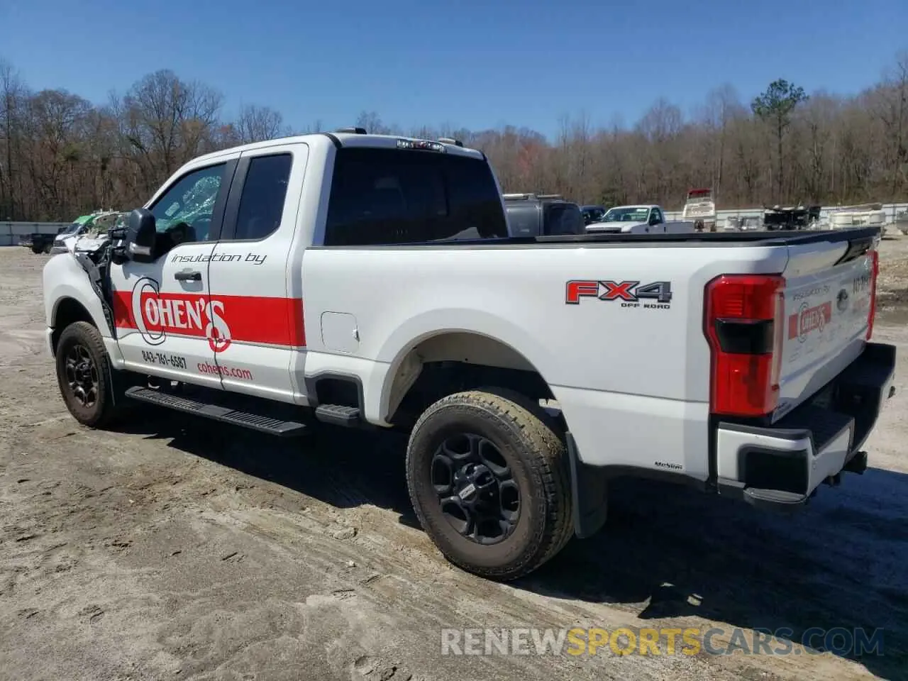 2 fotografías del automóvil dañado 1FT8X3BA8PED14174 FORD F350 2023