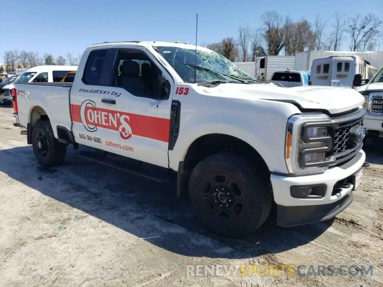 4 fotografías del automóvil dañado 1FT8X3BA8PED14174 FORD F350 2023