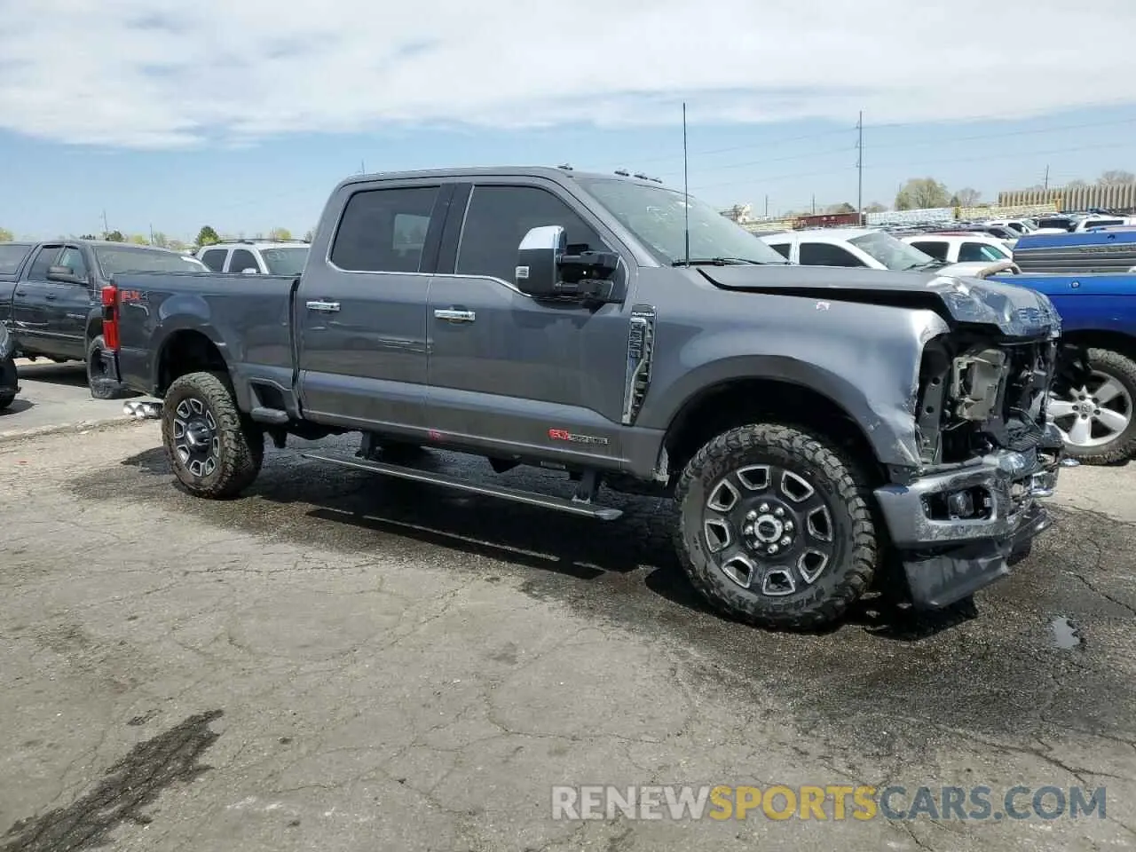 4 fotografías del automóvil dañado 1FT8W3BM4RED59662 FORD F350 2024
