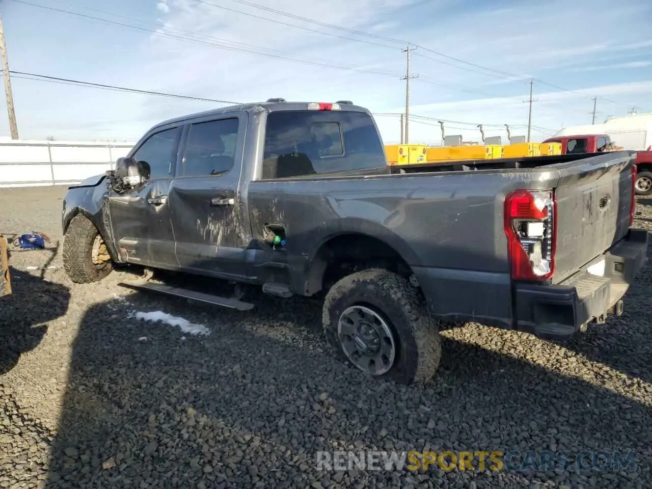 2 fotografías del automóvil dañado 1FT8W3BM6REE92164 FORD F350 2024