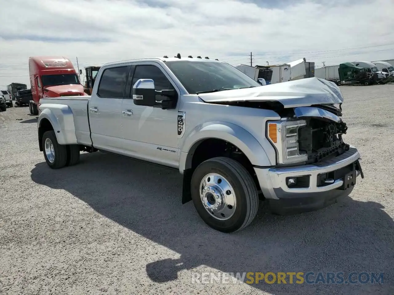 4 fotografías del automóvil dañado 1FT8W4DT1KEG71809 FORD F450 2019