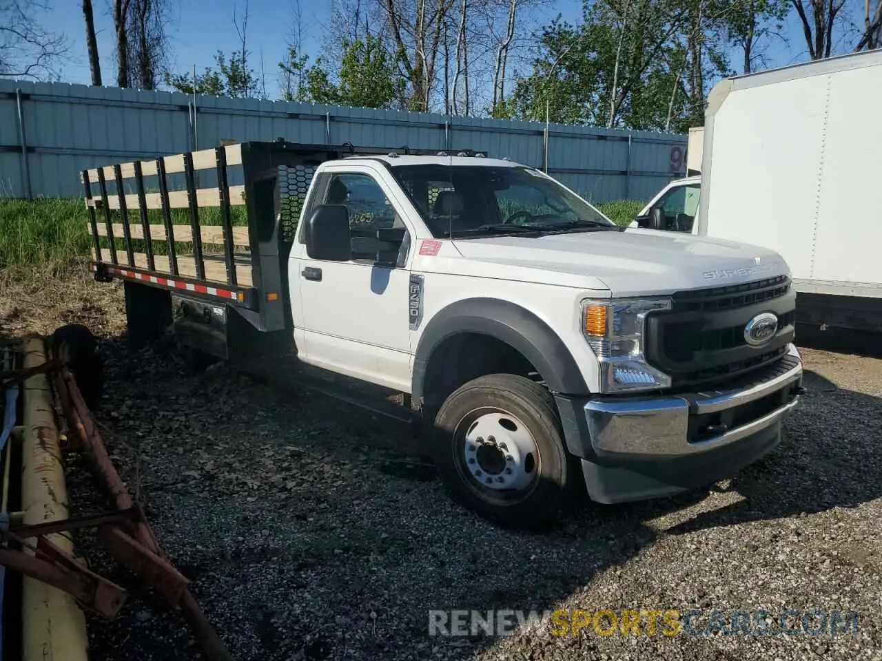 4 fotografías del automóvil dañado 1FDUF4GN8NDA18590 FORD F450 2022