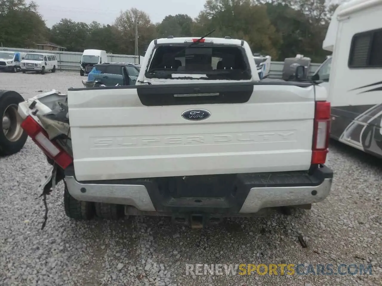 6 fotografías del automóvil dañado 1FT8W4DT0NEE31266 FORD F450 2022