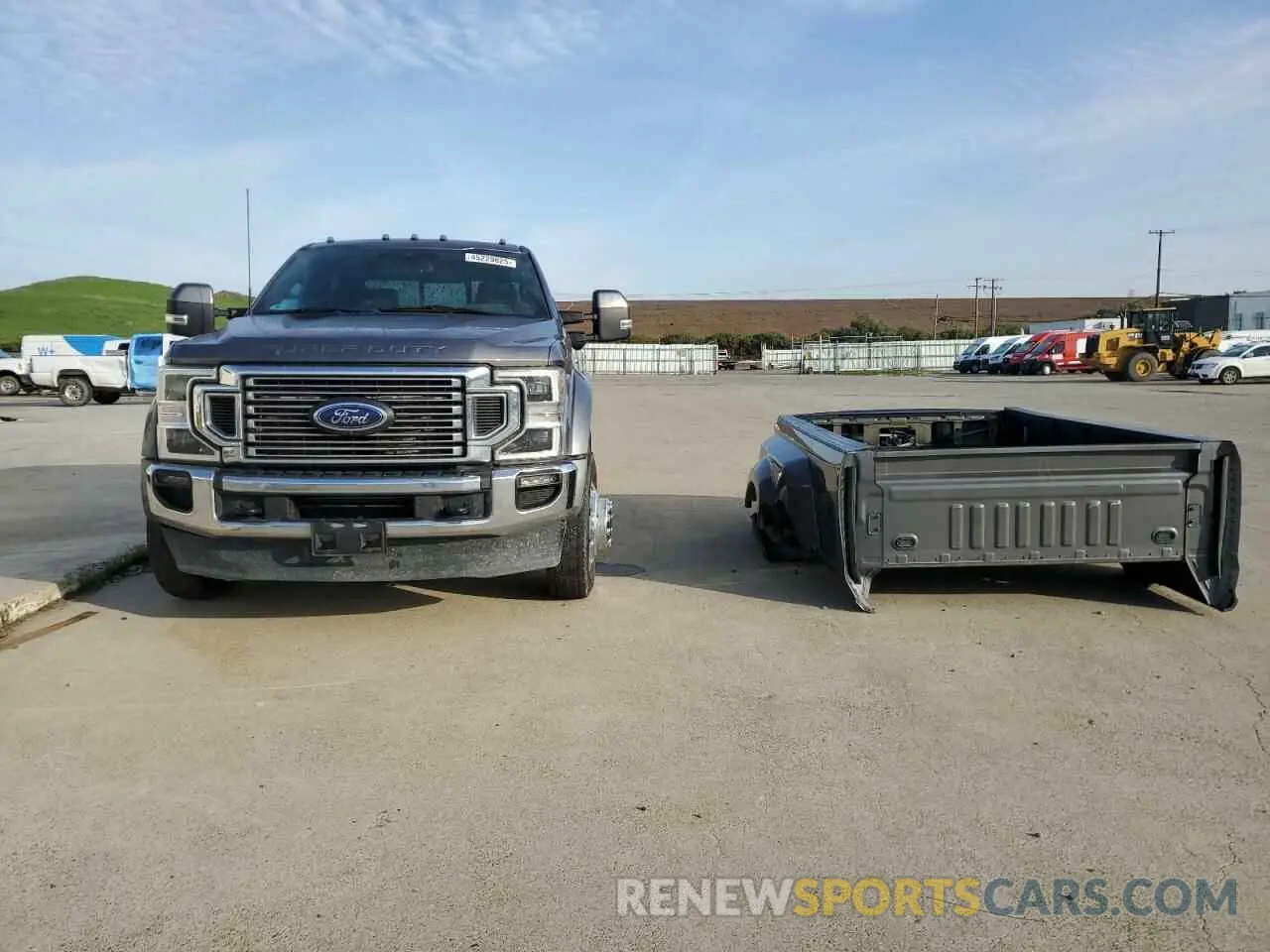 5 fotografías del automóvil dañado 1FT8W4DT1NED61096 FORD F450 2022