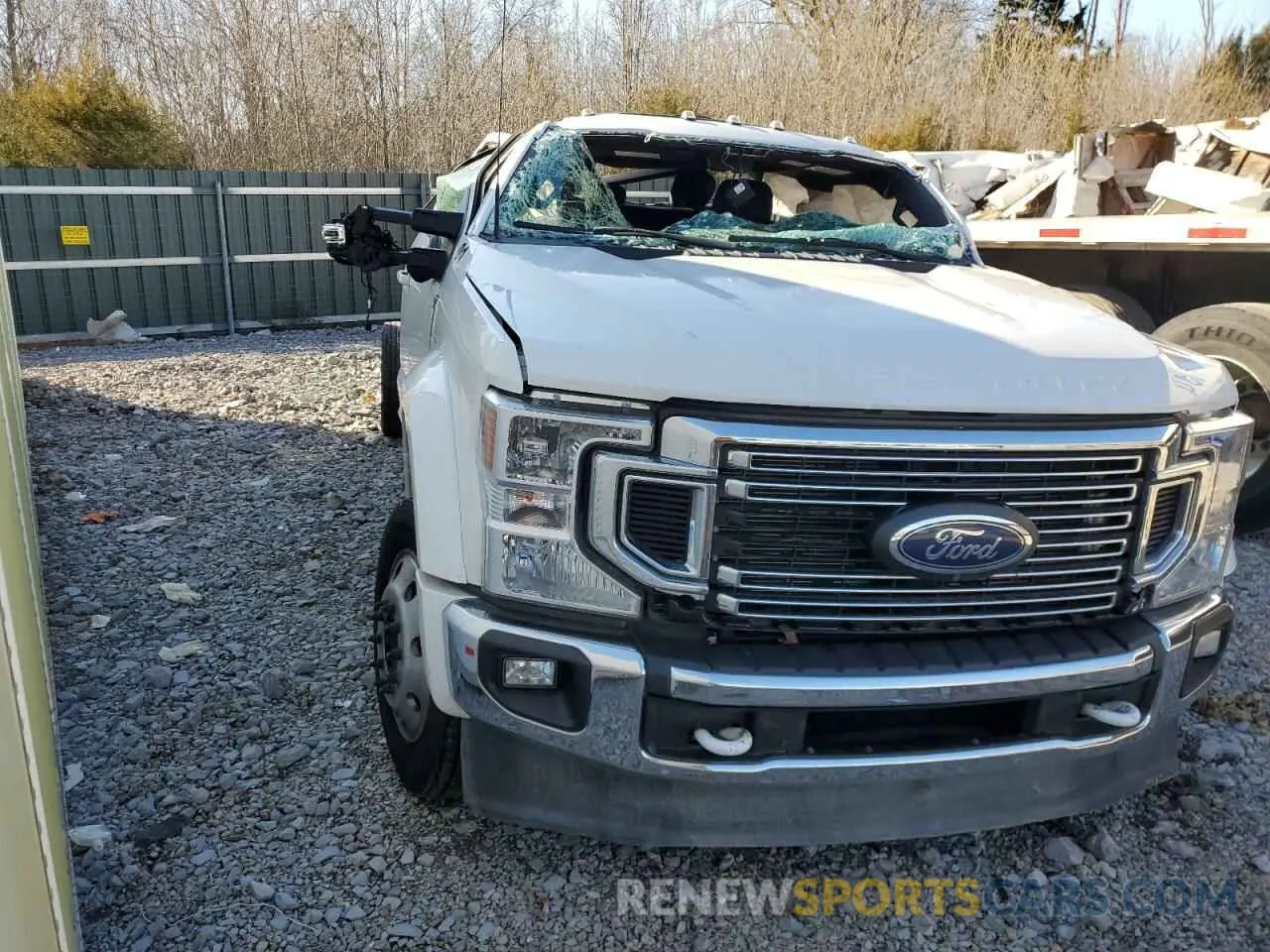 4 fotografías del automóvil dañado 1FT8W4DT3NEE16244 FORD F450 2022