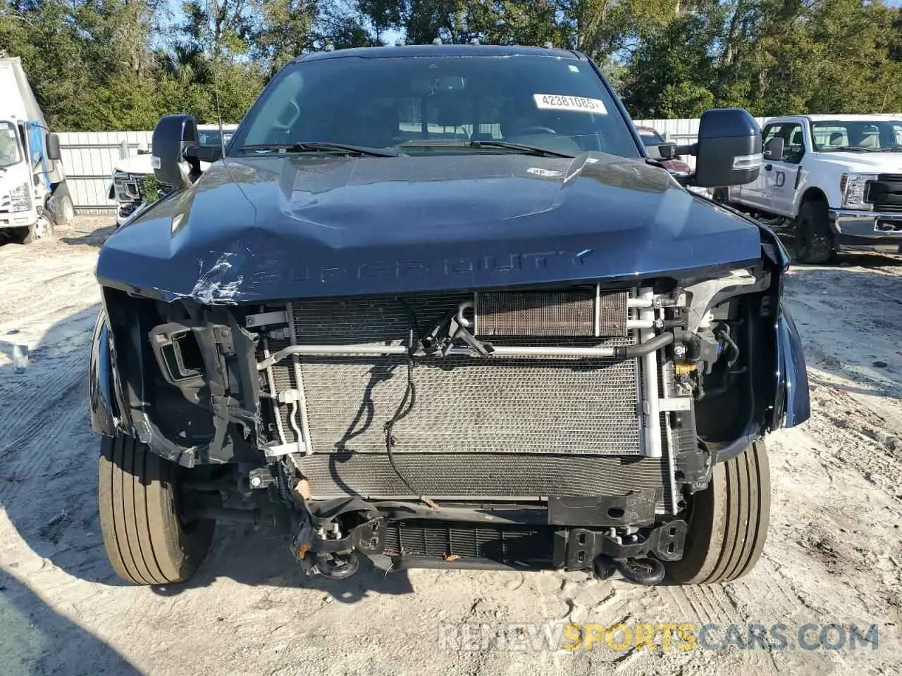 5 fotografías del automóvil dañado 1FT8W4DT9NEE32836 FORD F450 2022