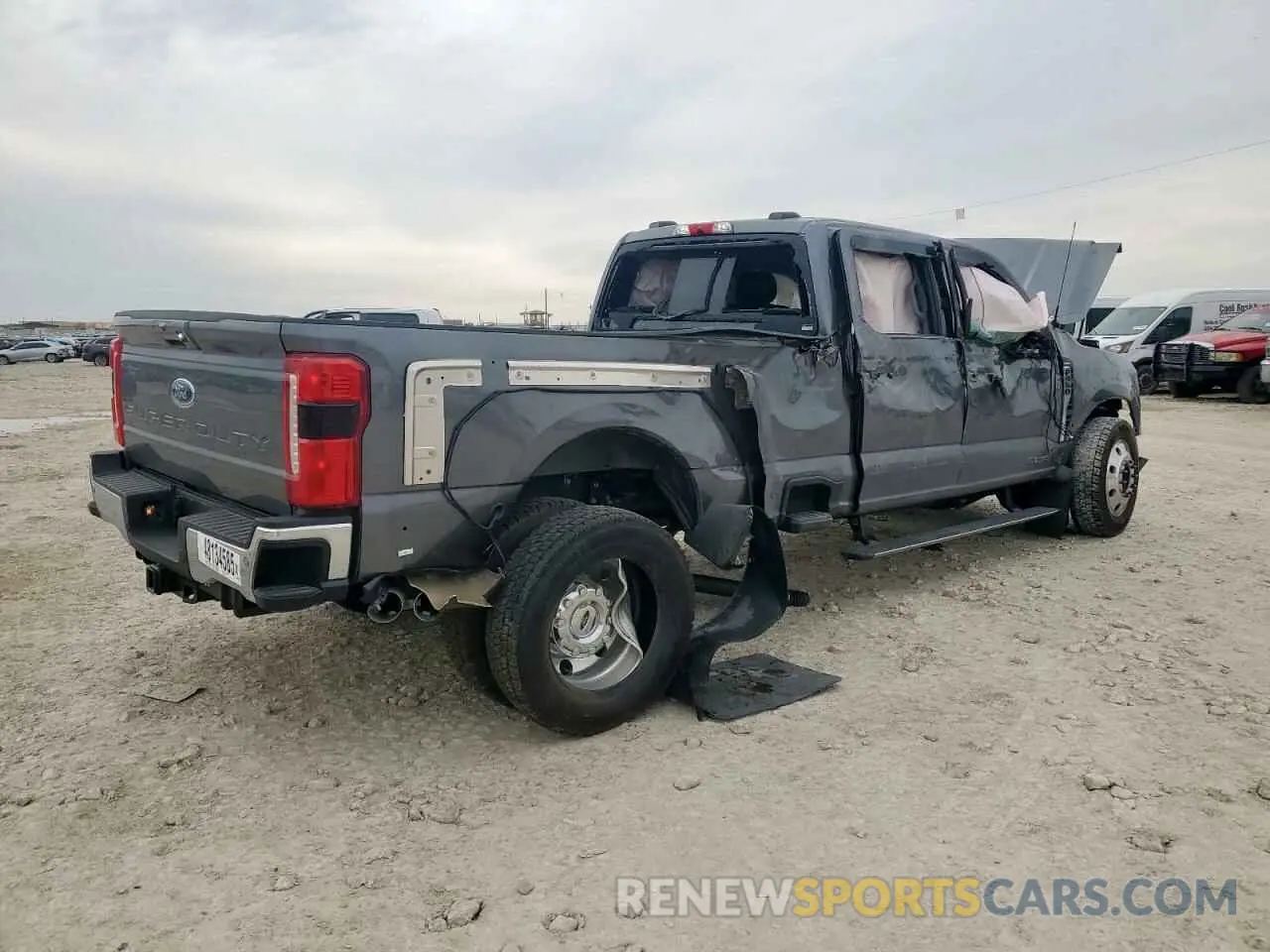 3 fotografías del automóvil dañado 1FT8W4DT4SEC06280 FORD F450 2025