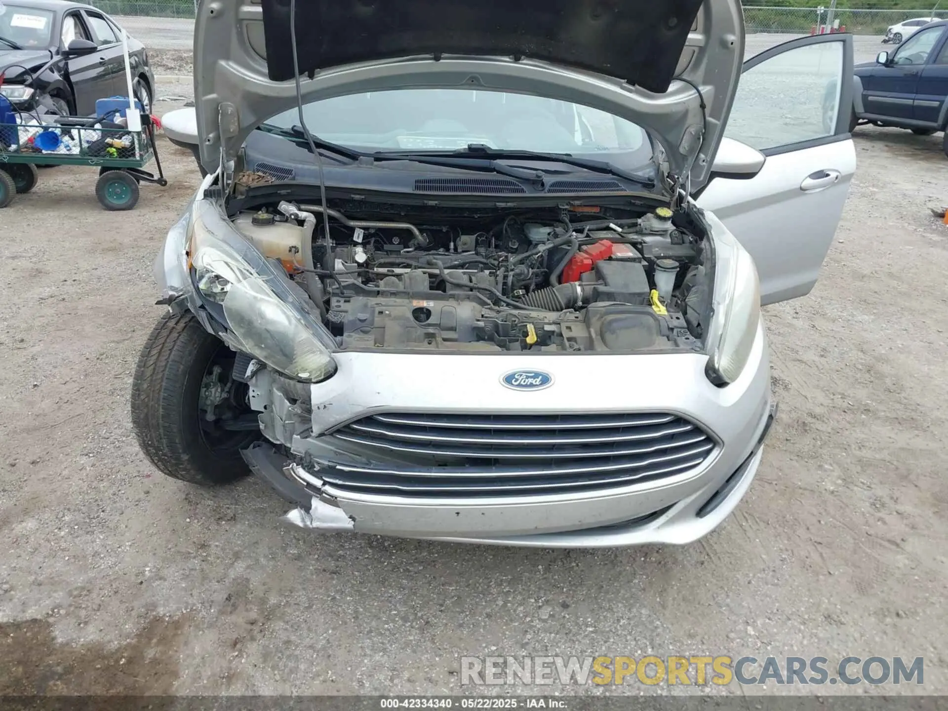 6 fotografías del automóvil dañado 3FADP4AJ0KM154371 FORD FIESTA 2019
