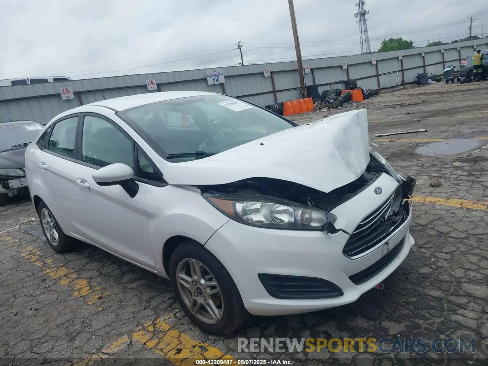 1 fotografías del automóvil dañado 3FADP4BJ0KM154255 FORD FIESTA 2019