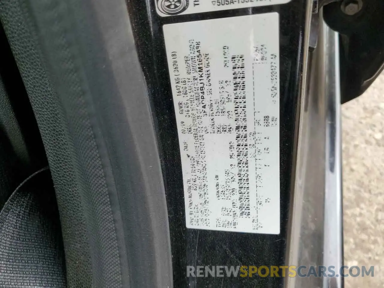 14 fotografías del automóvil dañado 3FADP4BJ1KM165488 FORD FIESTA 2019