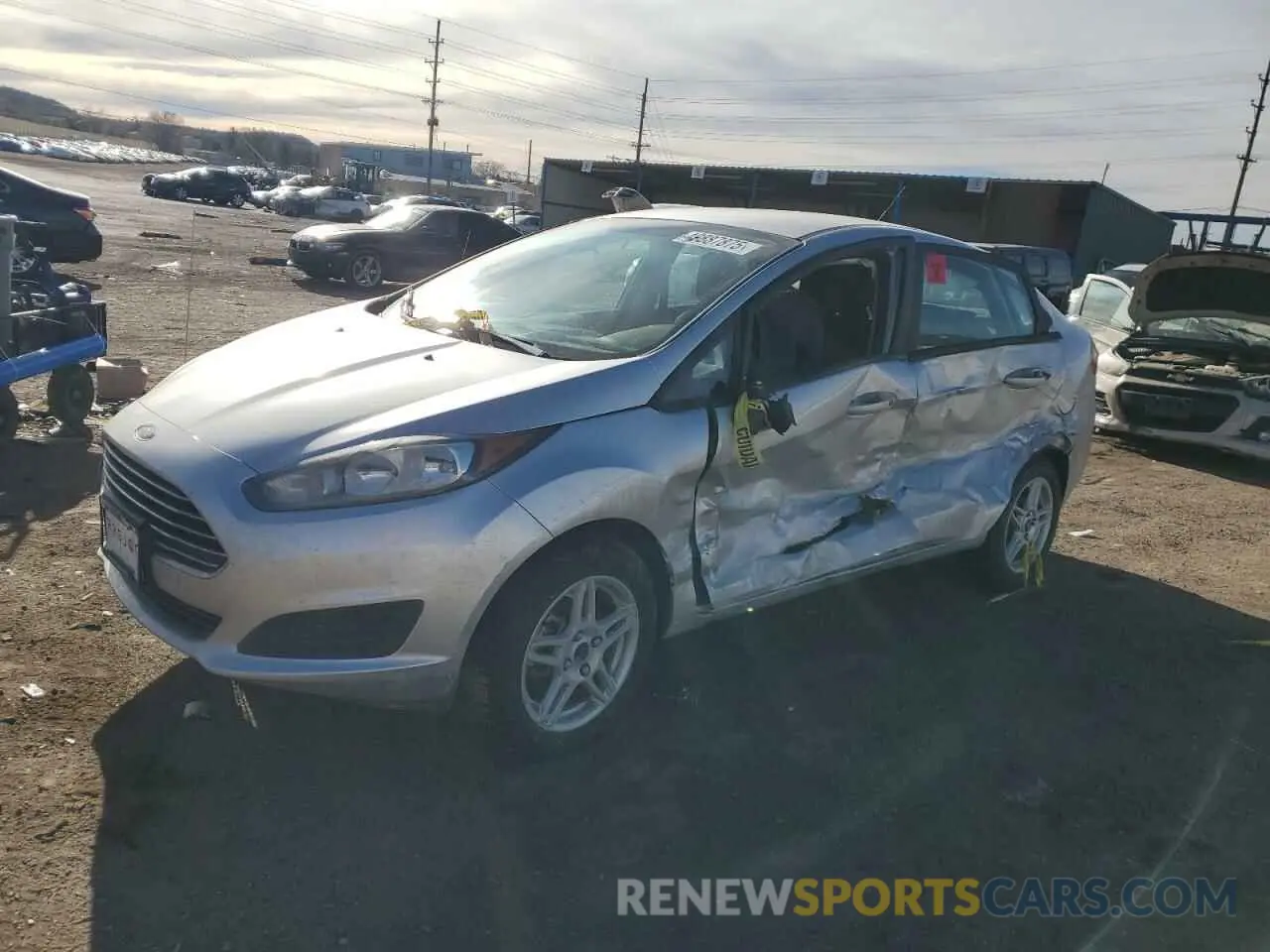 1 fotografías del automóvil dañado 3FADP4BJ2KM118373 FORD FIESTA 2019