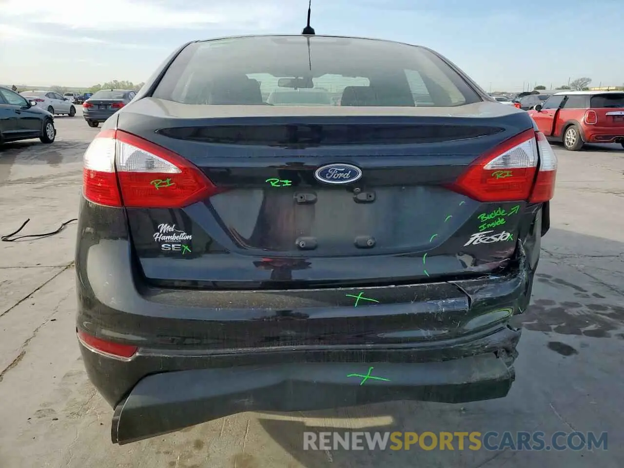 6 fotografías del automóvil dañado 3FADP4BJ5KM163582 FORD FIESTA 2019