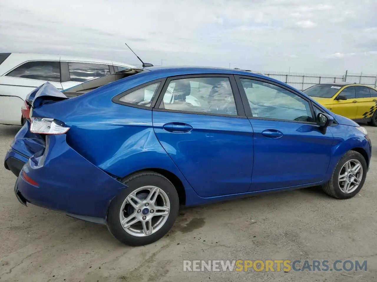 3 fotografías del automóvil dañado 3FADP4BJ7KM156150 FORD FIESTA 2019