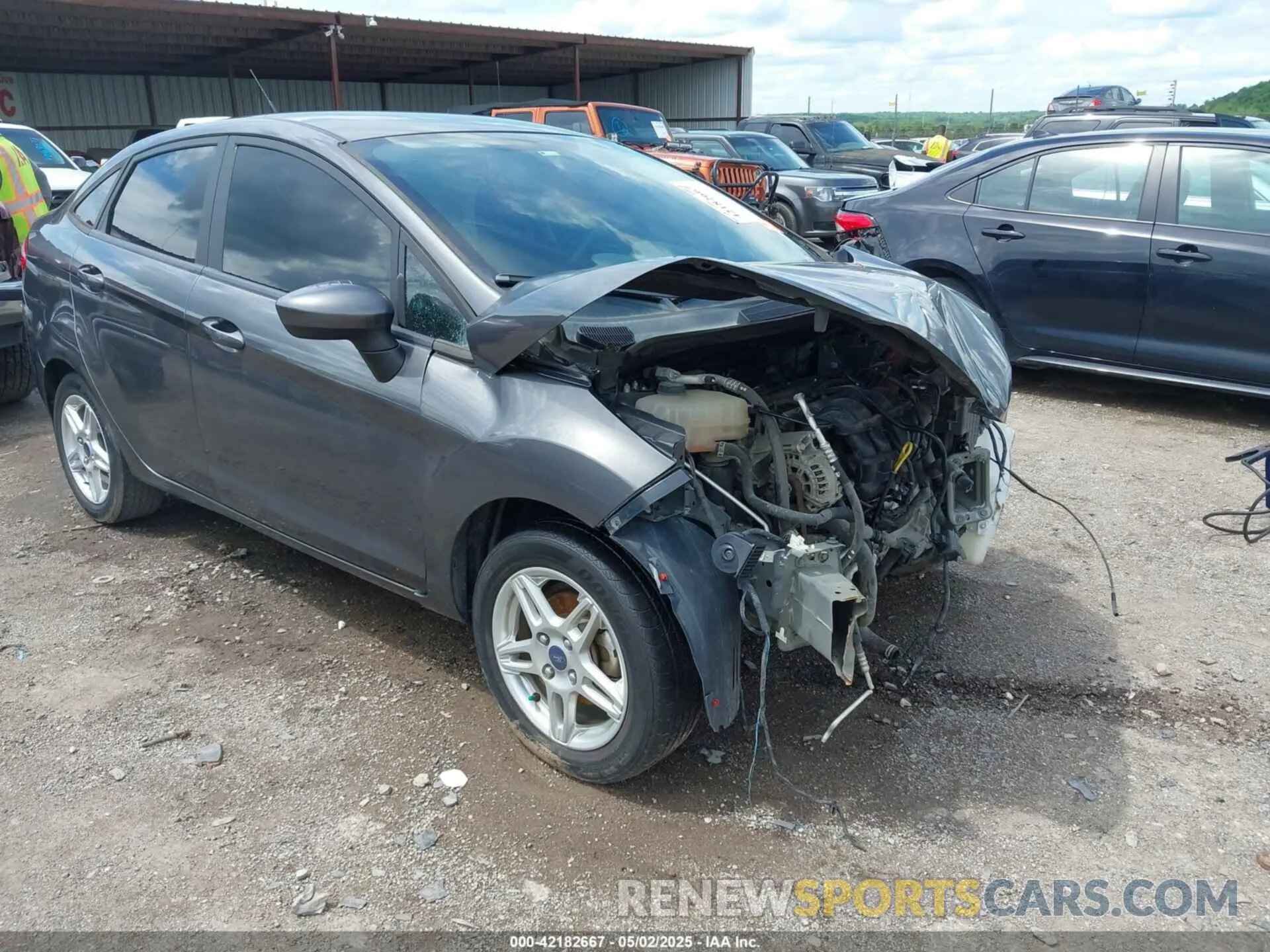 1 fotografías del automóvil dañado 3FADP4BJ7KM163096 FORD FIESTA 2019