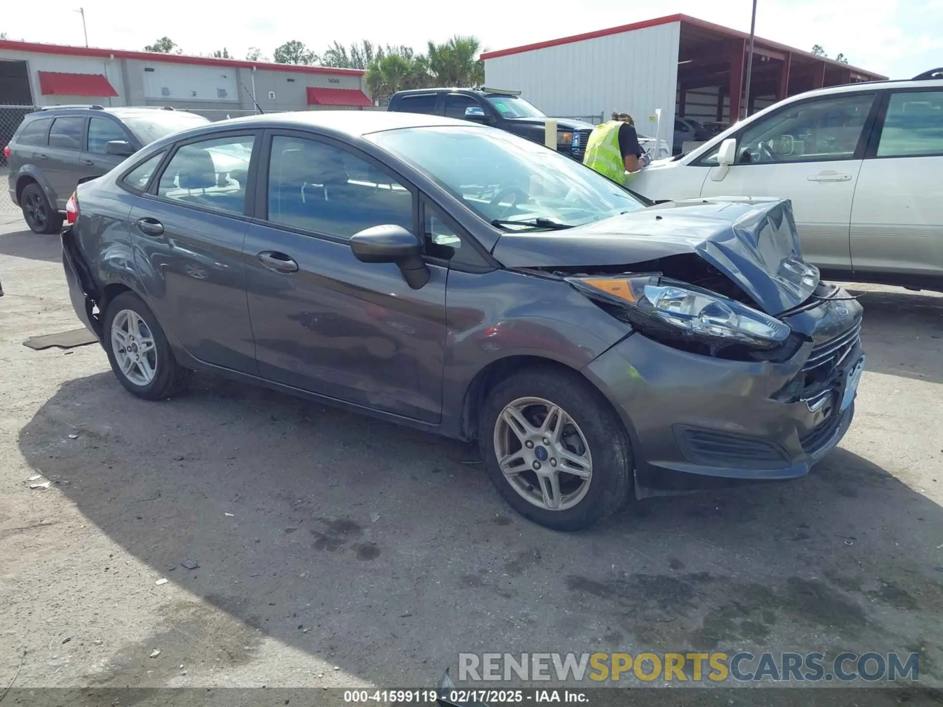 1 fotografías del automóvil dañado 3FADP4BJXKM131744 FORD FIESTA 2019