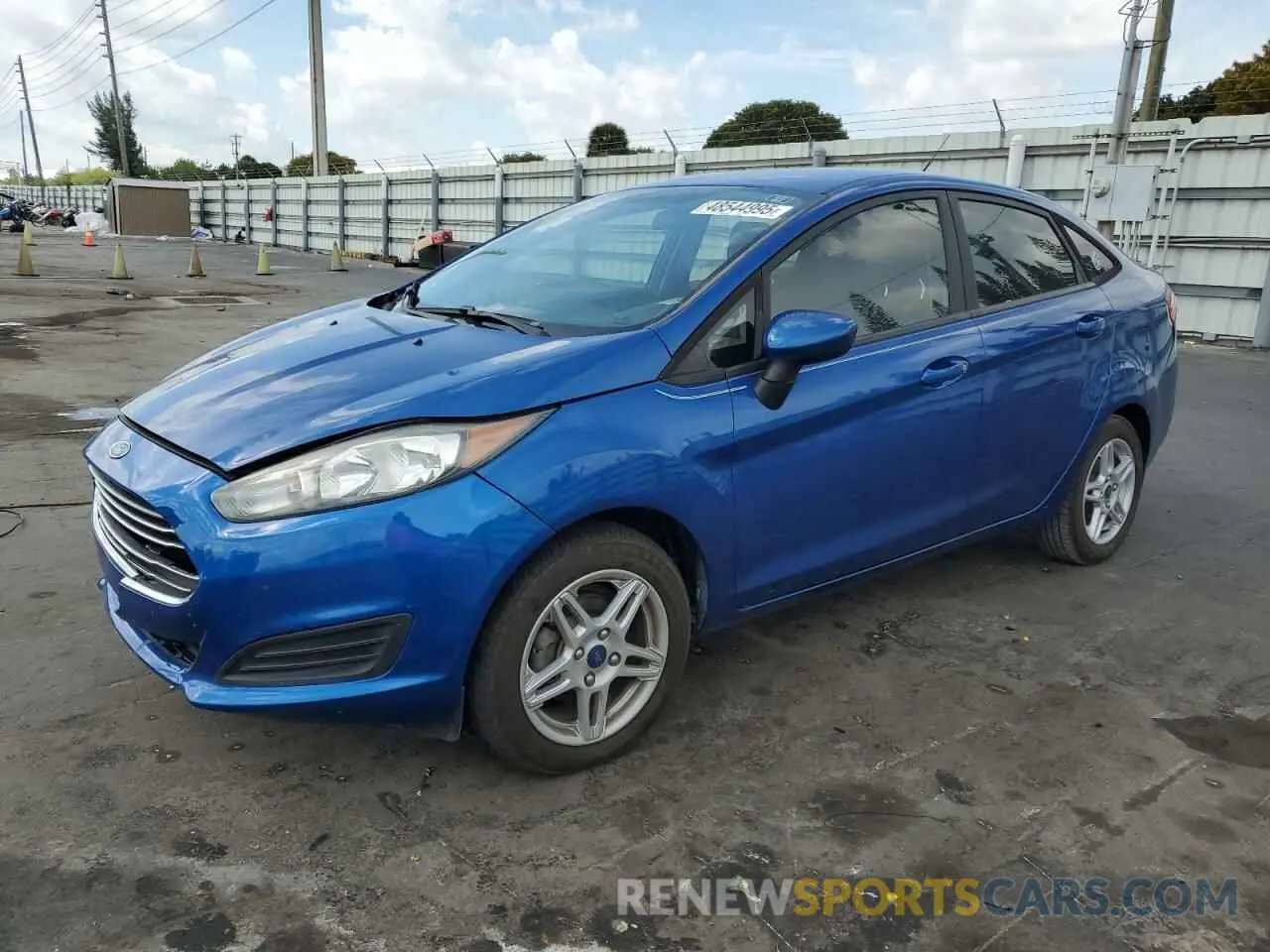1 fotografías del automóvil dañado 3FADP4BJXKM161620 FORD FIESTA 2019