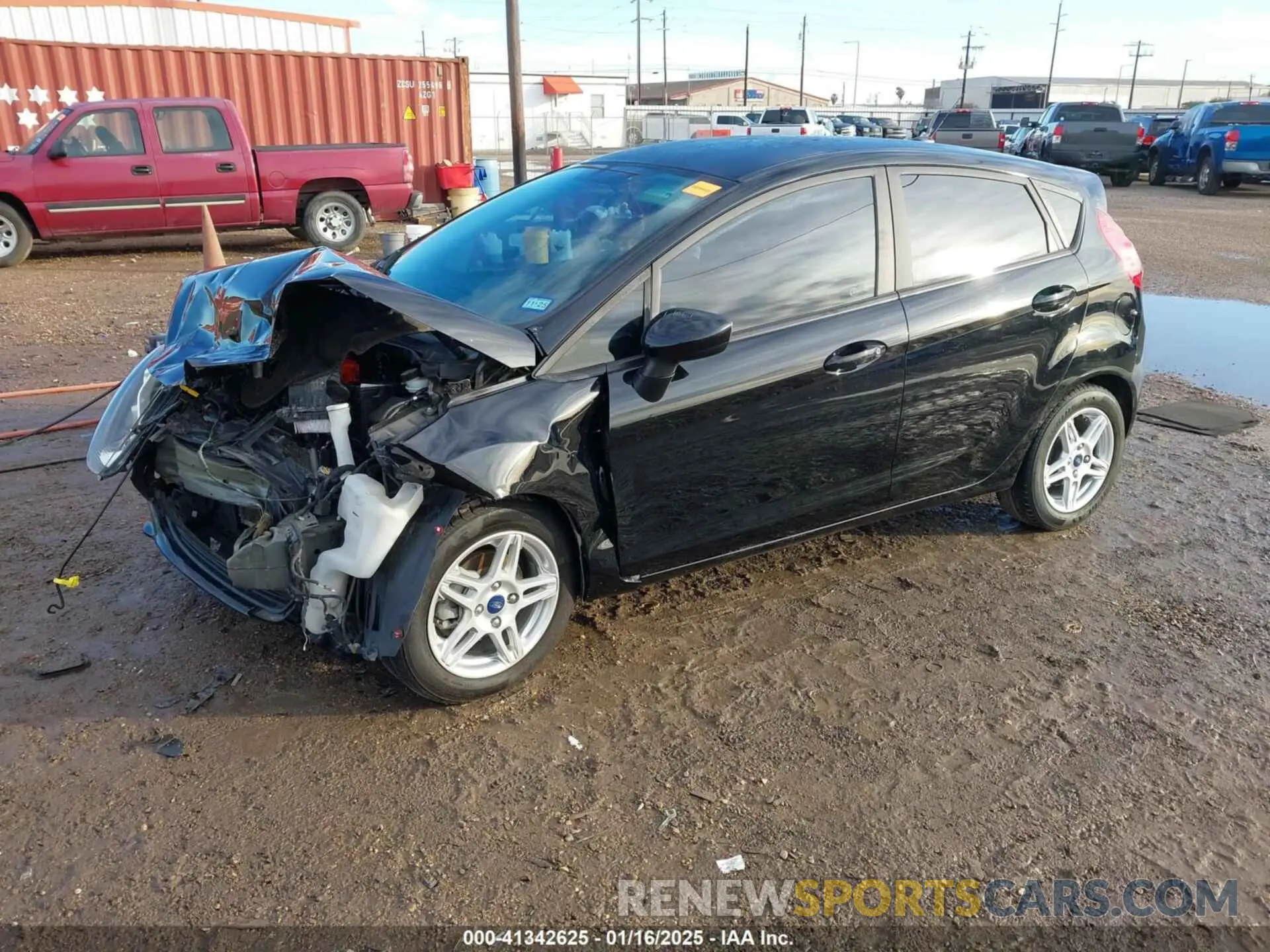 2 fotografías del automóvil dañado 3FADP4EJ3KM122699 FORD FIESTA 2019