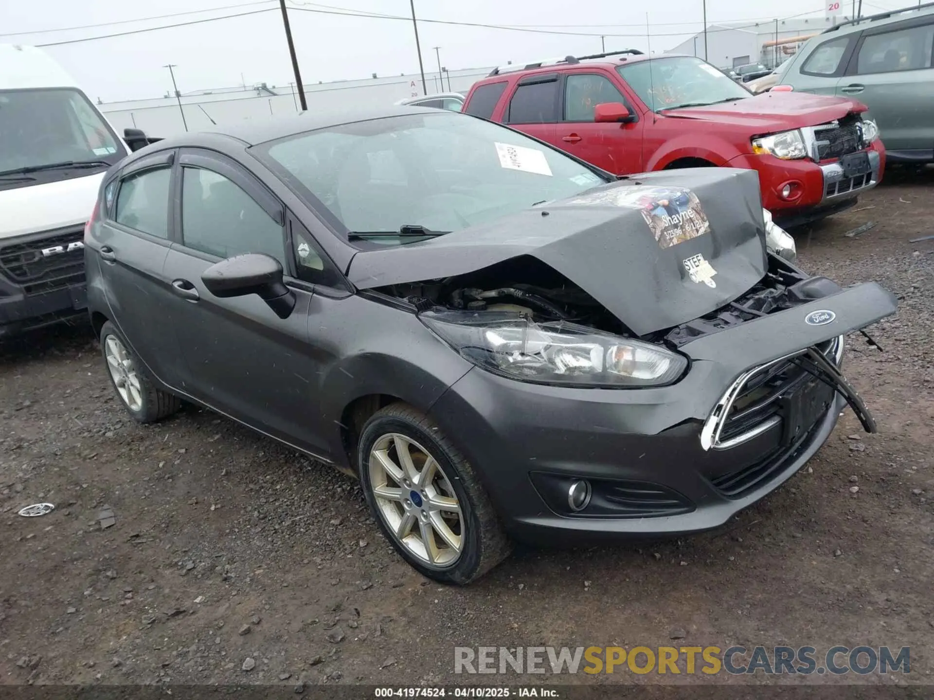 1 fotografías del automóvil dañado 3FADP4EJ3KM137591 FORD FIESTA 2019