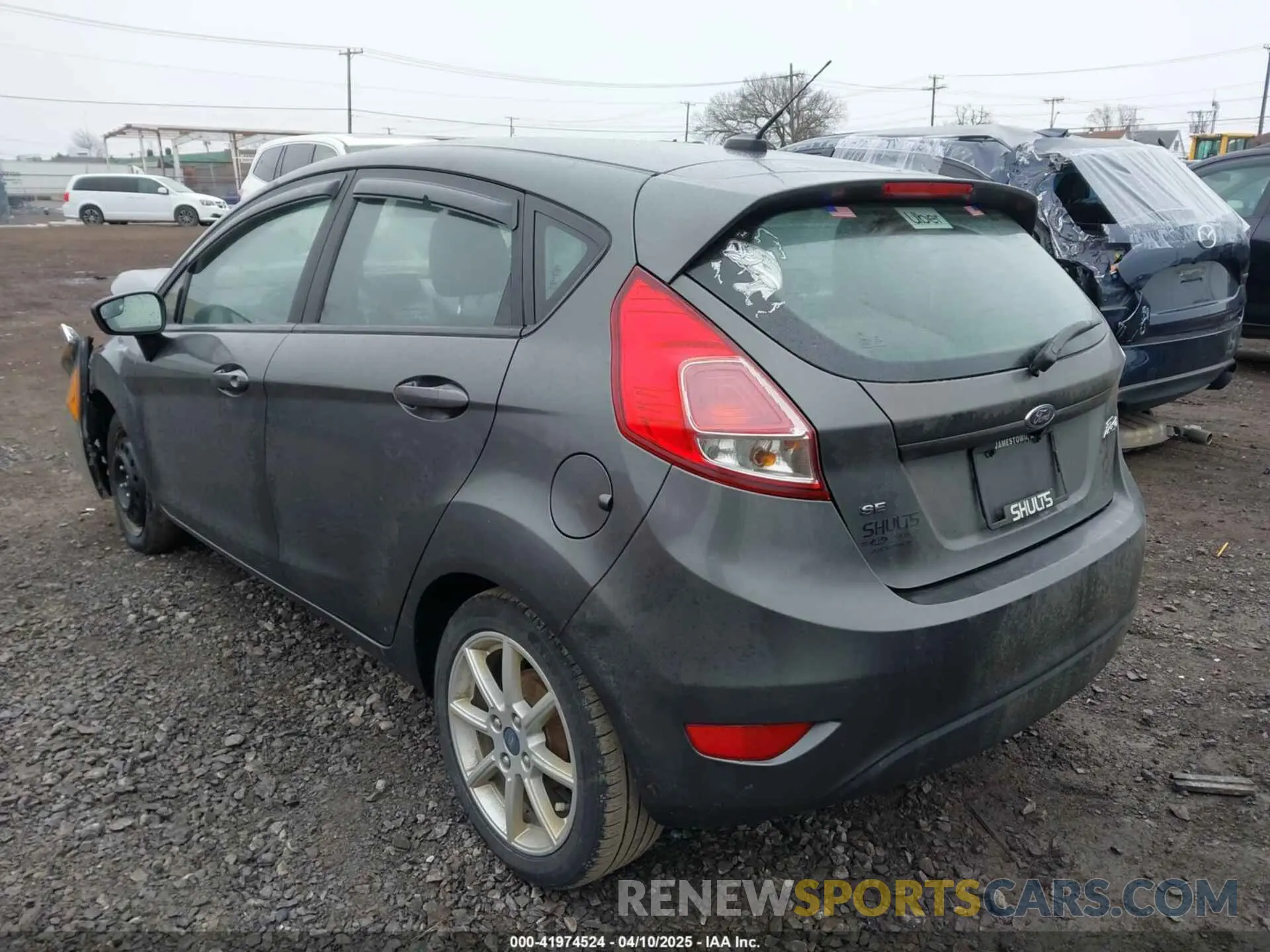 3 fotografías del automóvil dañado 3FADP4EJ3KM137591 FORD FIESTA 2019