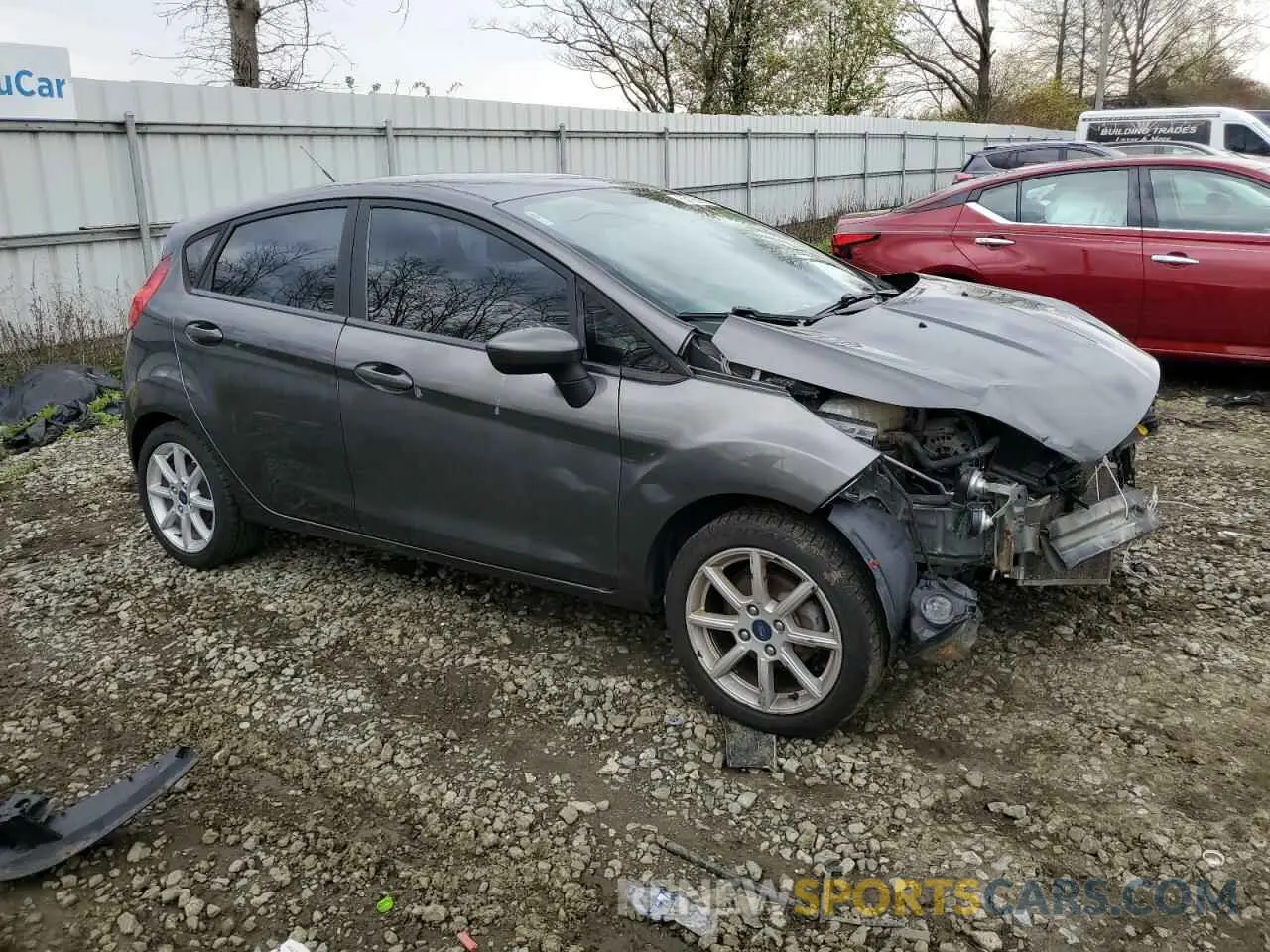 4 fotografías del automóvil dañado 3FADP4EJ5KM107136 FORD FIESTA 2019