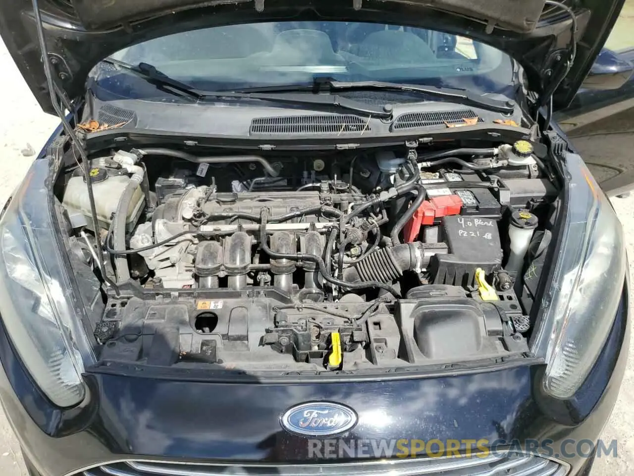 12 fotografías del automóvil dañado 3FADP4EJ9KM133335 FORD FIESTA 2019