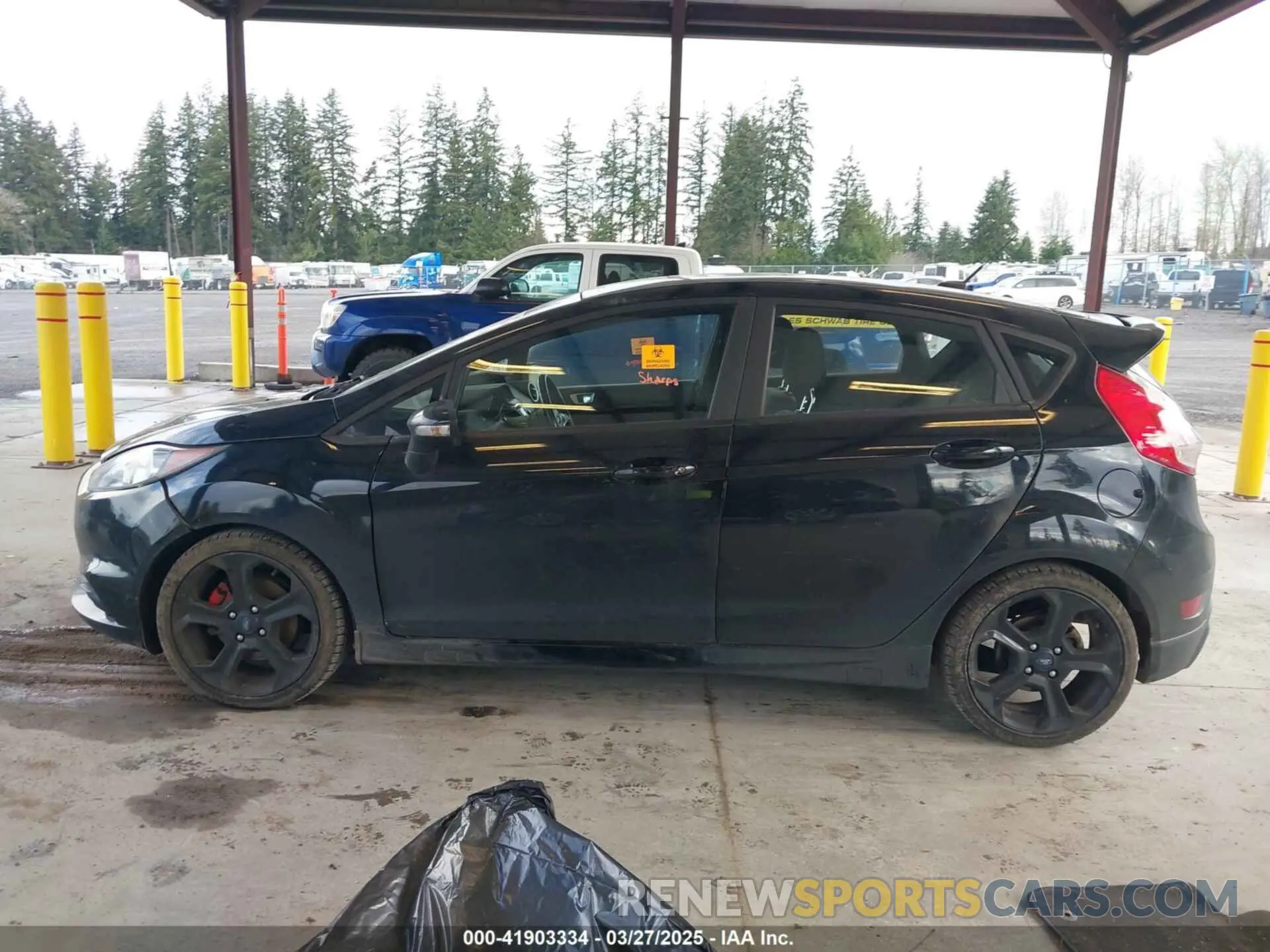 14 fotografías del automóvil dañado 3FADP4GX1KM141348 FORD FIESTA 2019