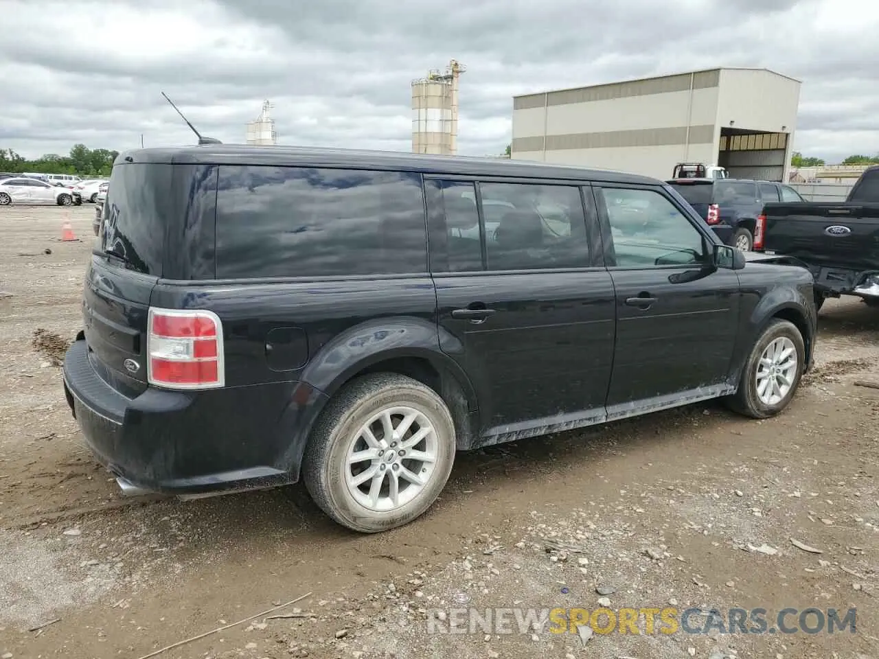 3 fotografías del automóvil dañado 2FMGK5B80KBA24756 FORD FLEX 2019