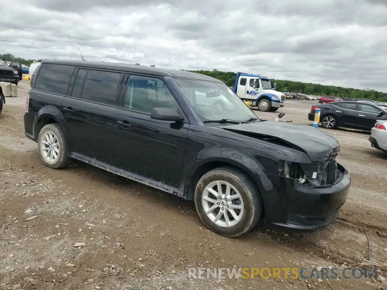 4 fotografías del automóvil dañado 2FMGK5B80KBA24756 FORD FLEX 2019