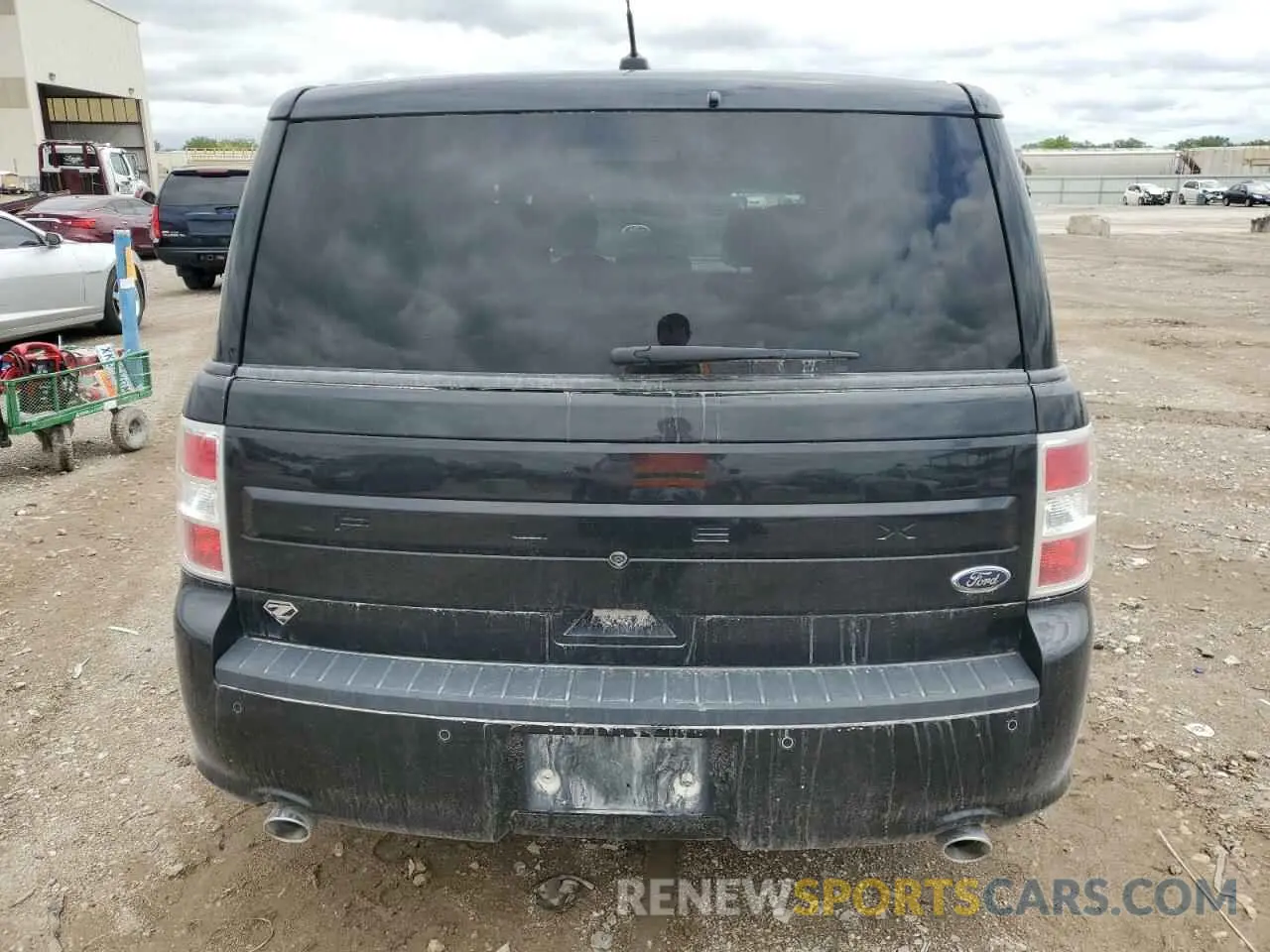 6 fotografías del automóvil dañado 2FMGK5B80KBA24756 FORD FLEX 2019
