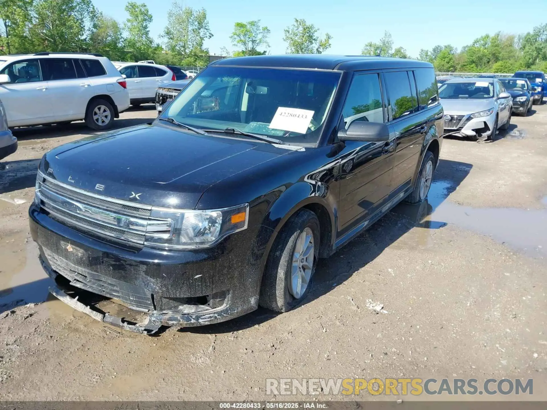 2 fotografías del automóvil dañado 2FMGK5B81KBA27147 FORD FLEX 2019