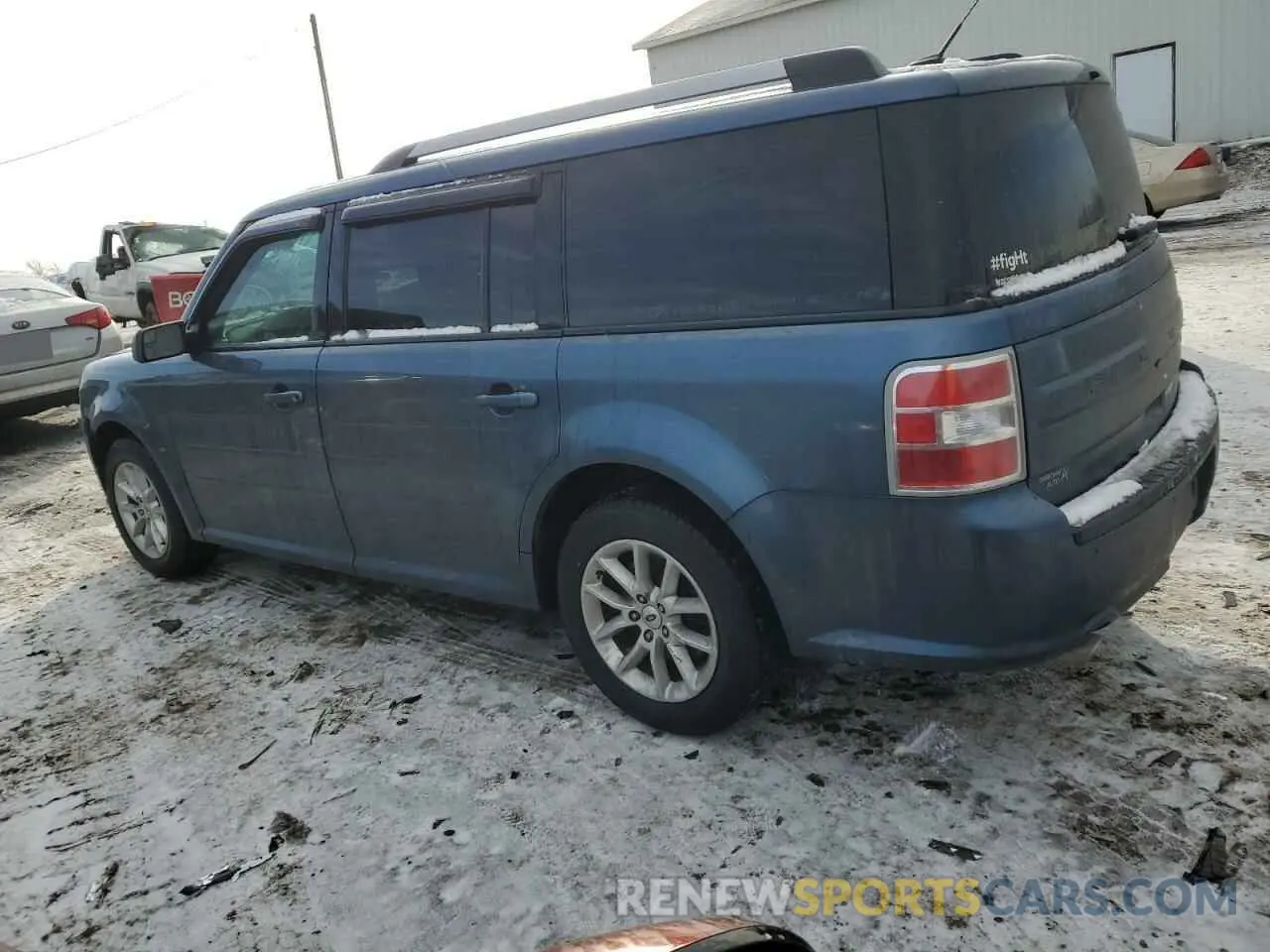 2 fotografías del automóvil dañado 2FMGK5B88KBA15352 FORD FLEX 2019