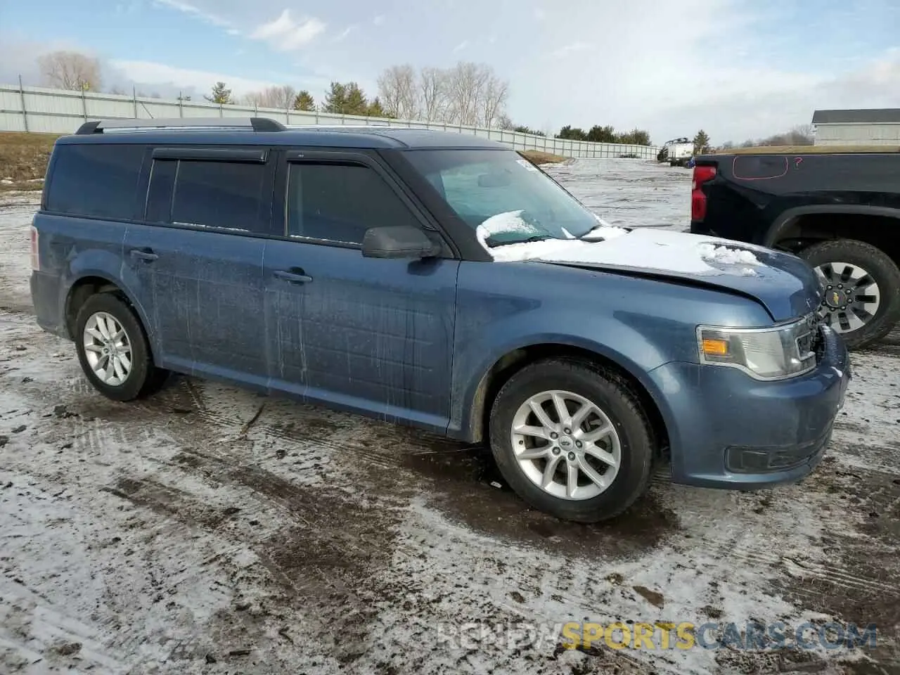4 fotografías del automóvil dañado 2FMGK5B88KBA15352 FORD FLEX 2019