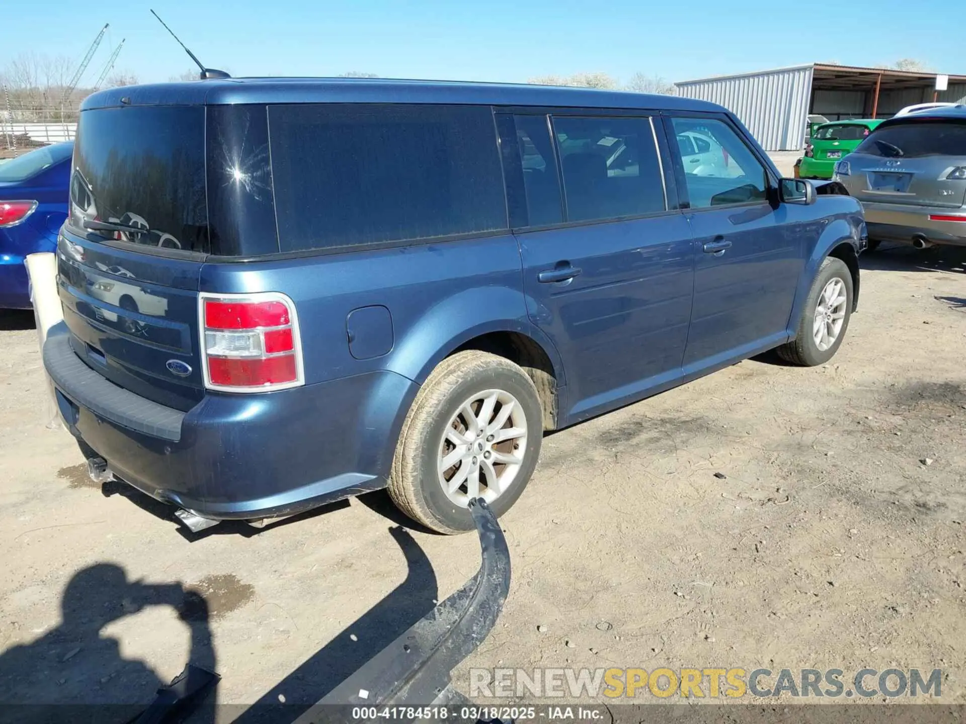 4 fotografías del automóvil dañado 2FMGK5B8XKBA16986 FORD FLEX 2019